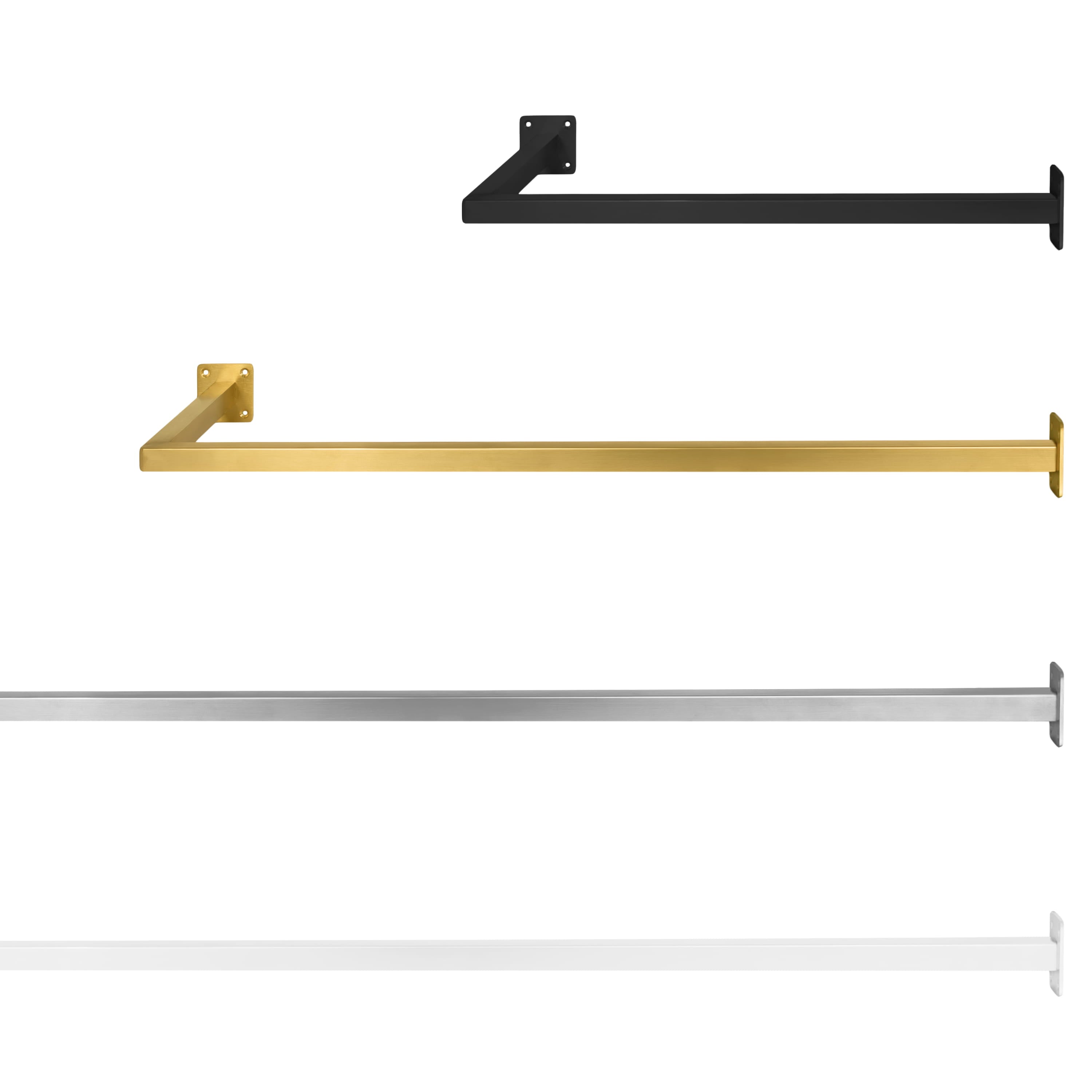 Kleiderstange ÜBERECK Wand