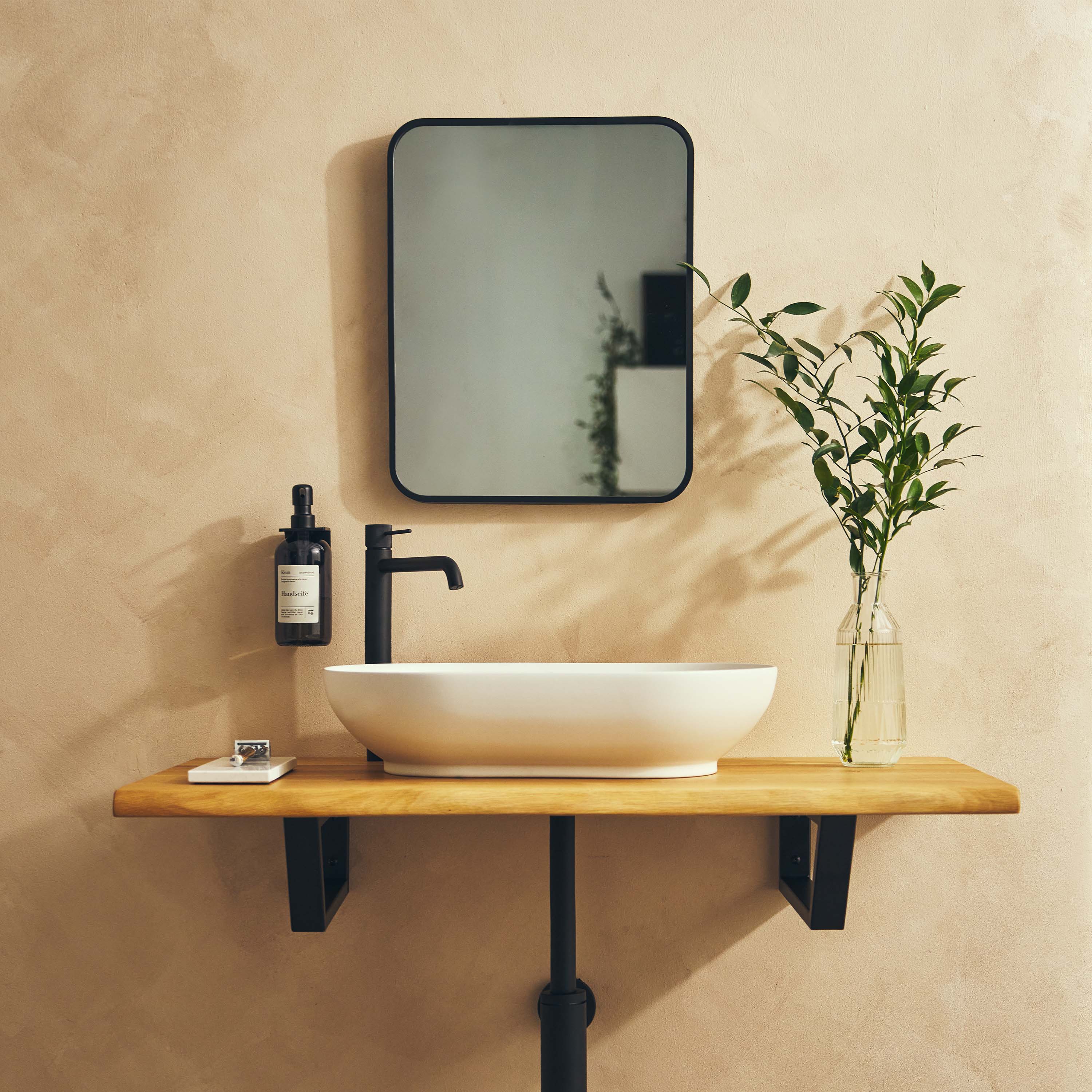 Sæt med 2 vægbeslag SCHRÄG