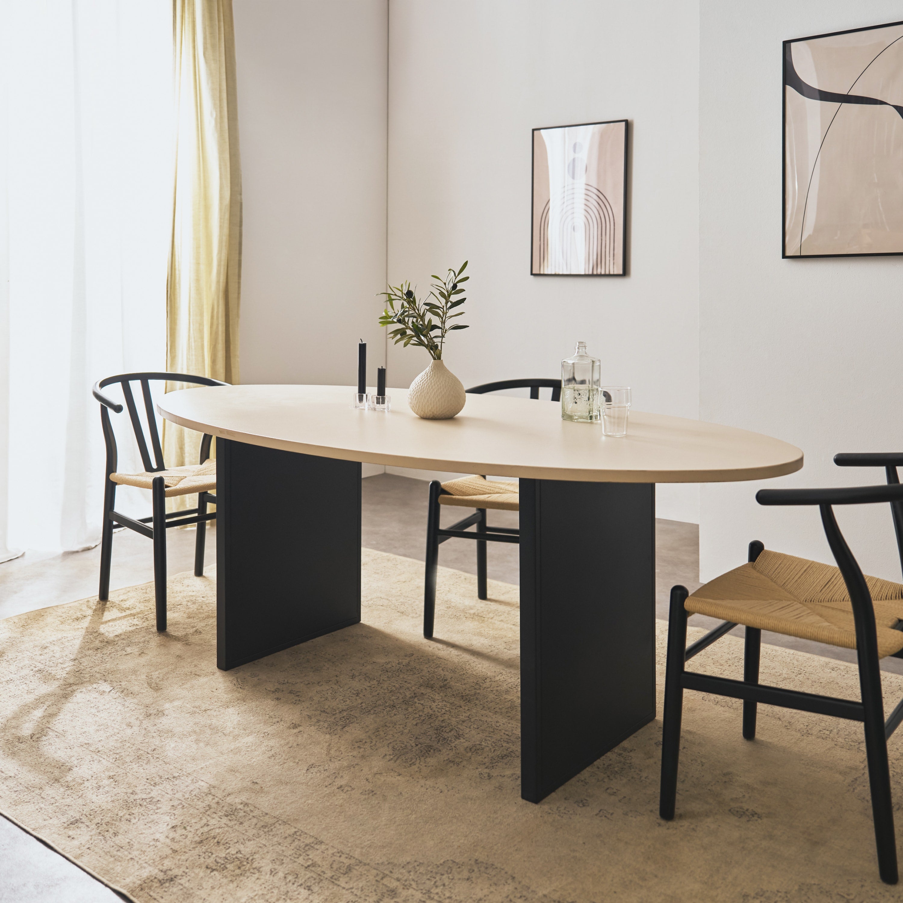 Bordets sidepaneler RECHTECK