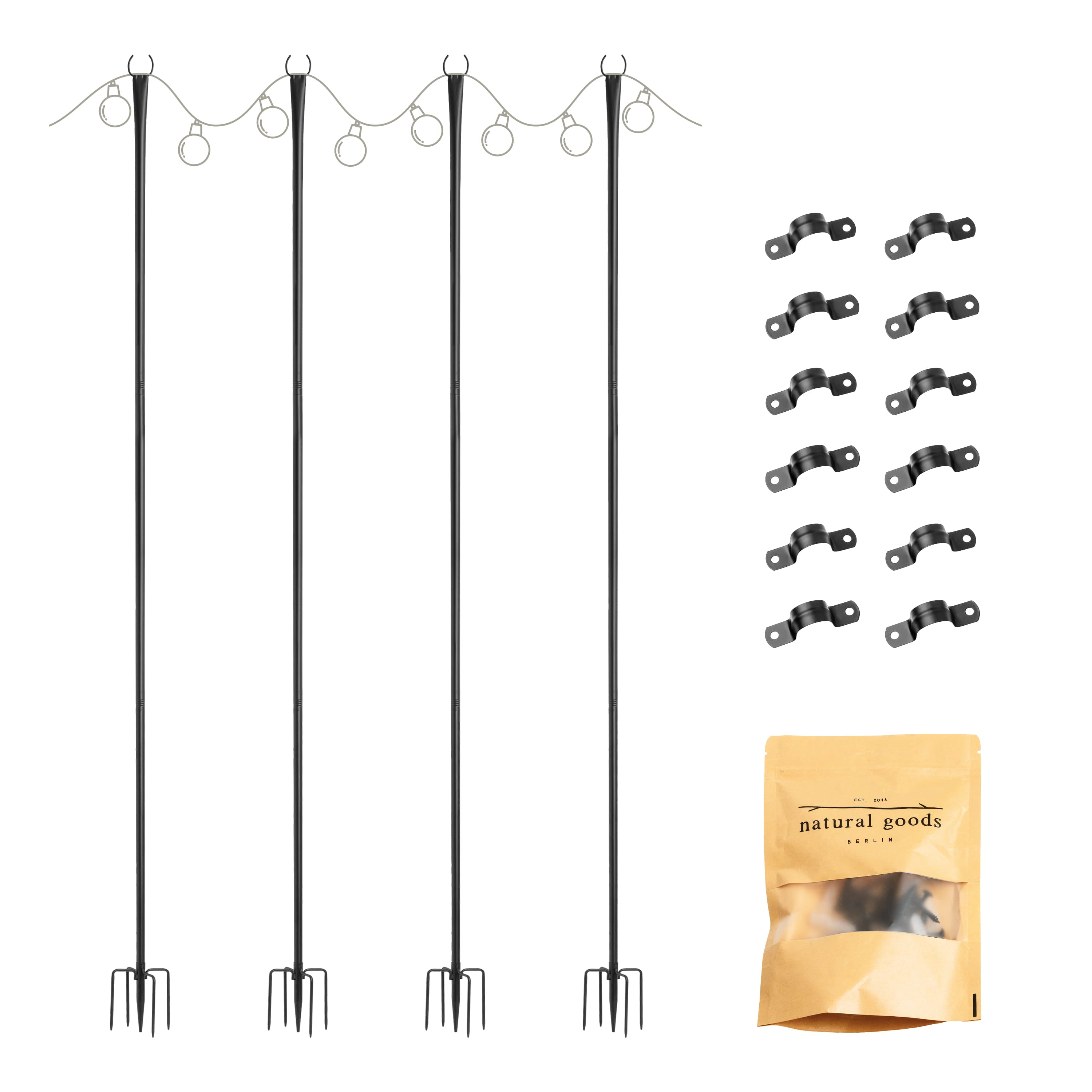 Set van 4 sprookjeslichthouders