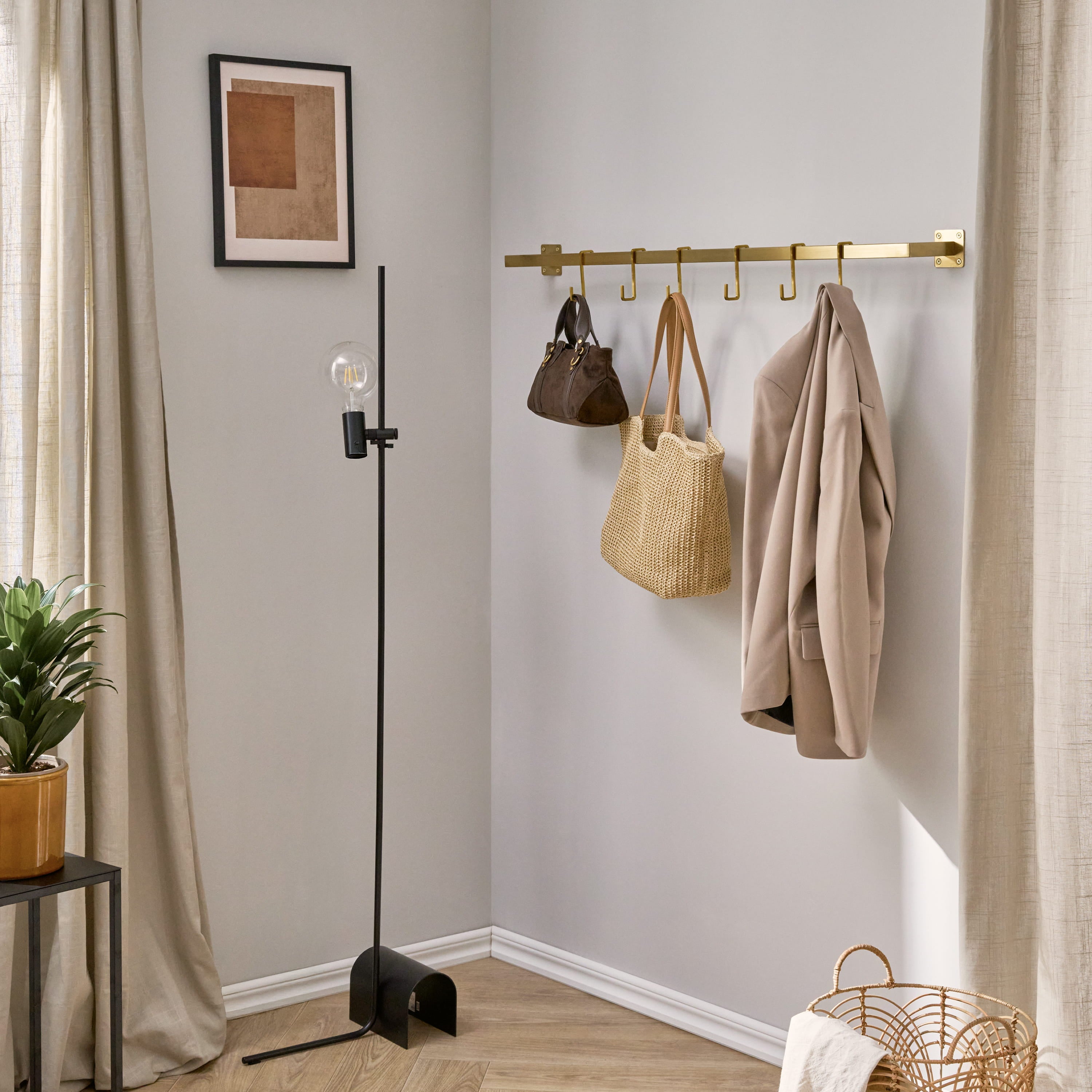 Barre de penderie RECHTECK Mur