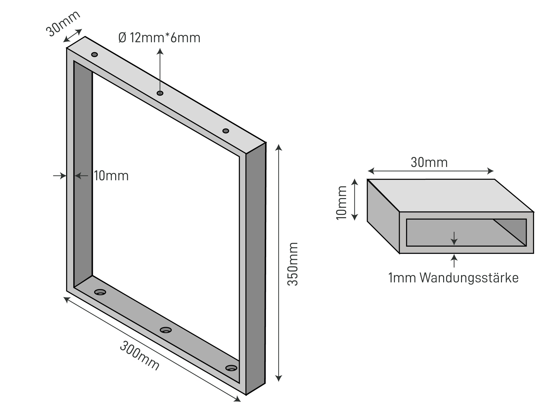 Les dimensions