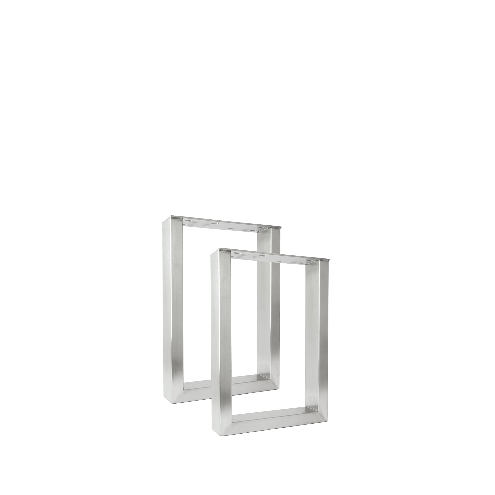 2 set di rettangolo Möbelkufen - acciaio inossidabile