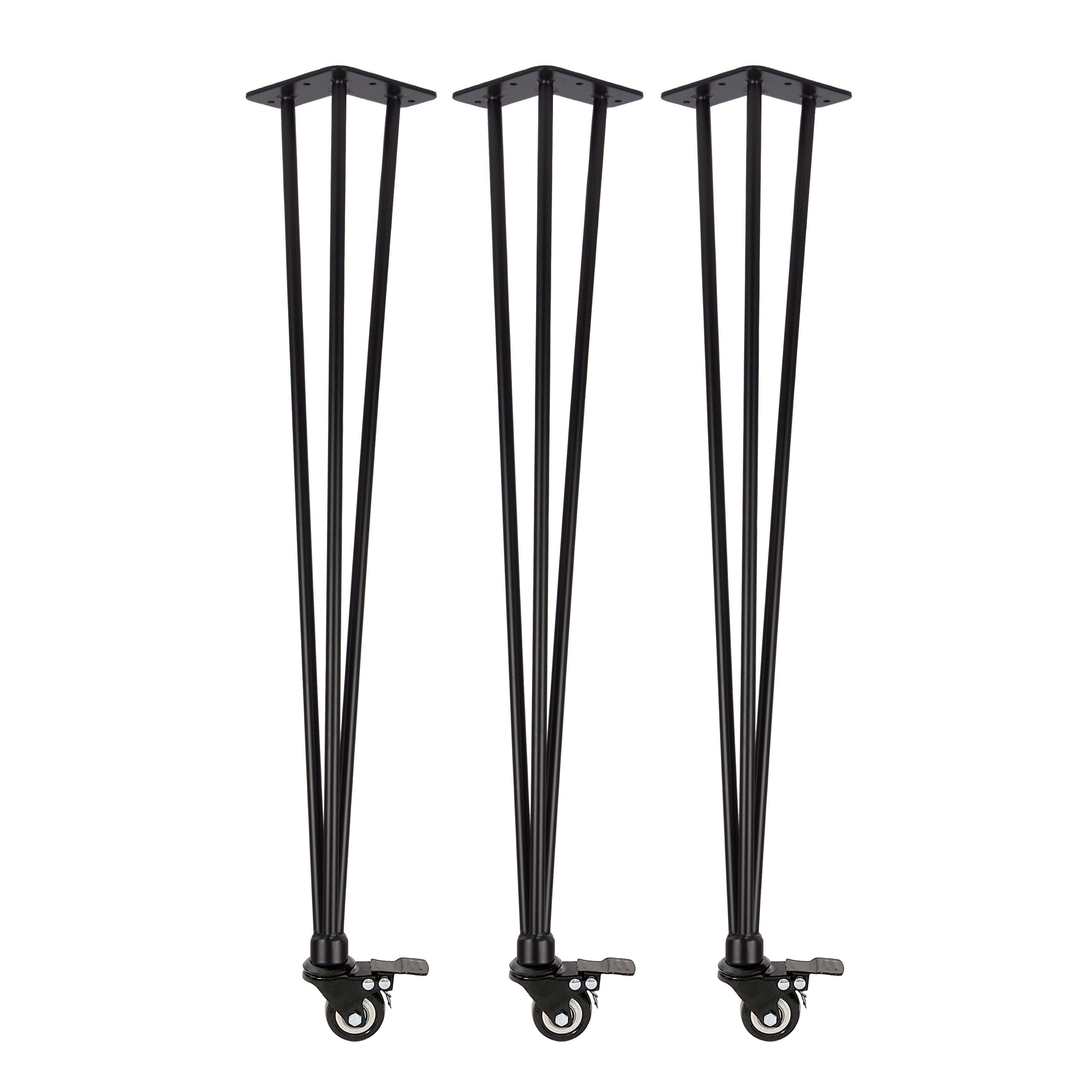 Sæt med 4 HAIRPIN Legs 'n' Roll