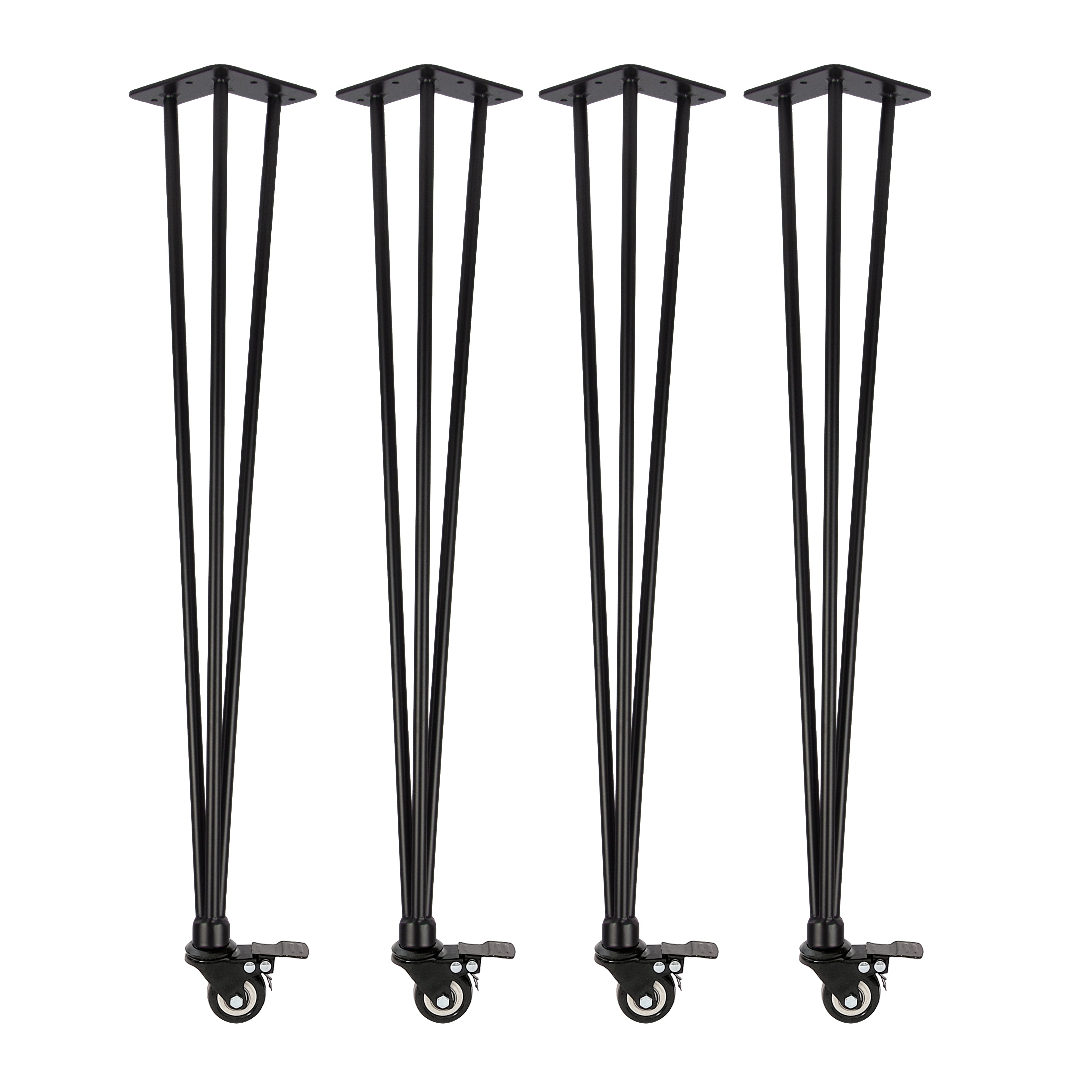 Juego de 4 HAIRPIN Legs 'n' Roll