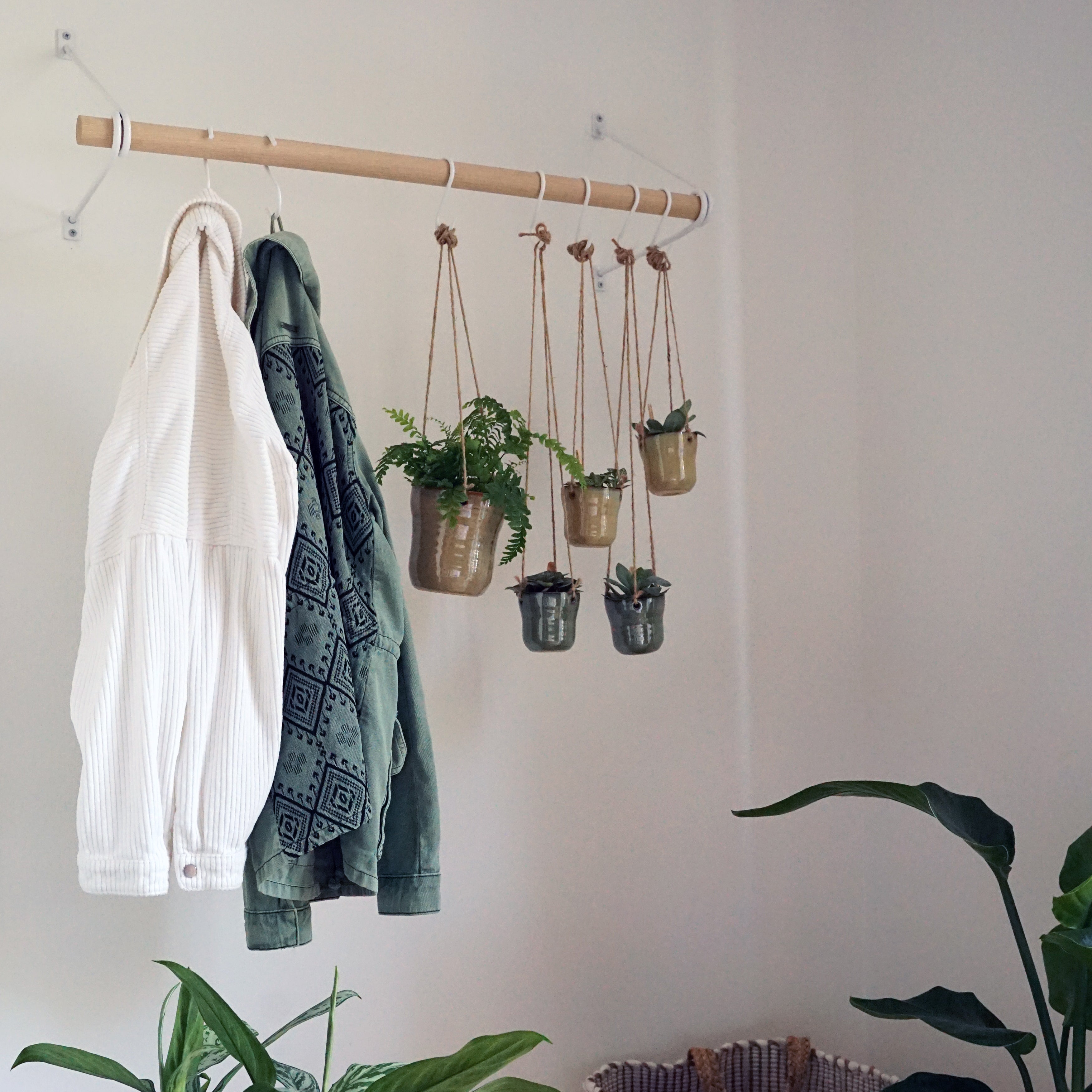 S coat hooks