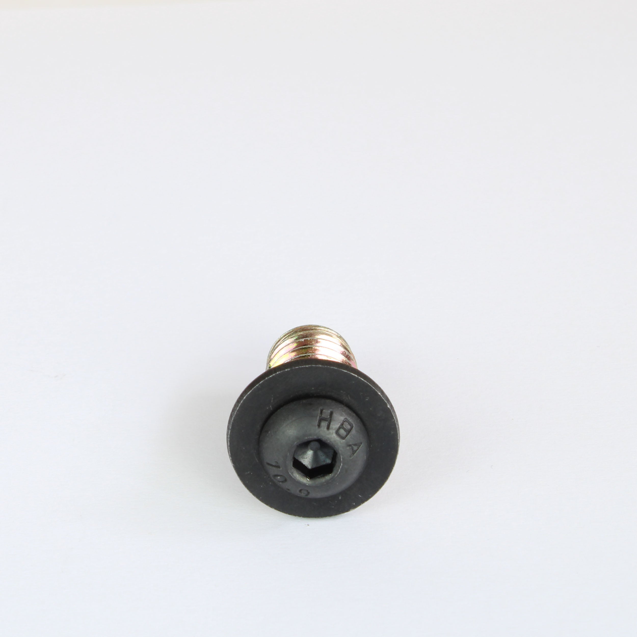 Screw set with threaded insert