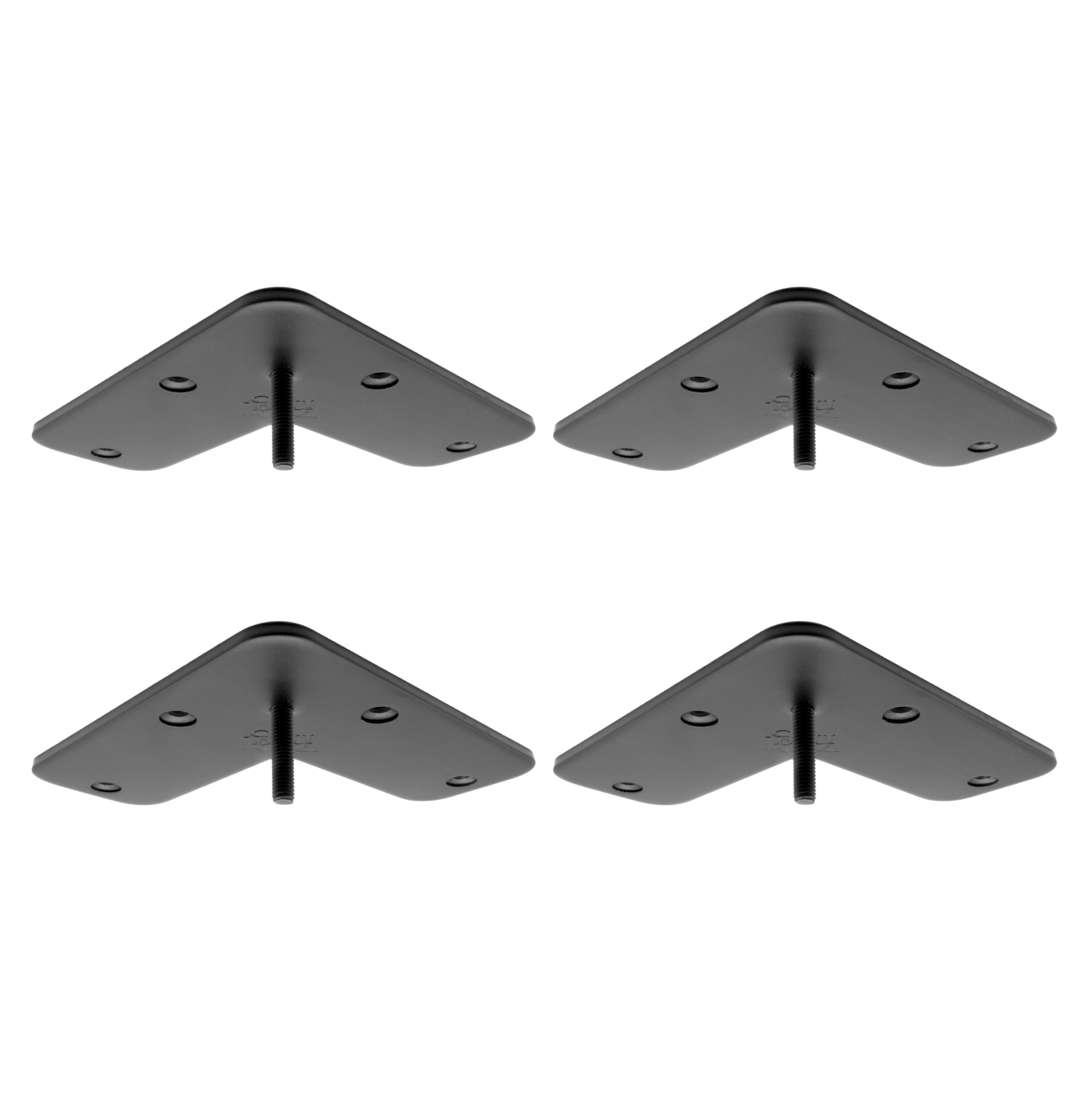Sæt med 4 CONICAL monteringsplader