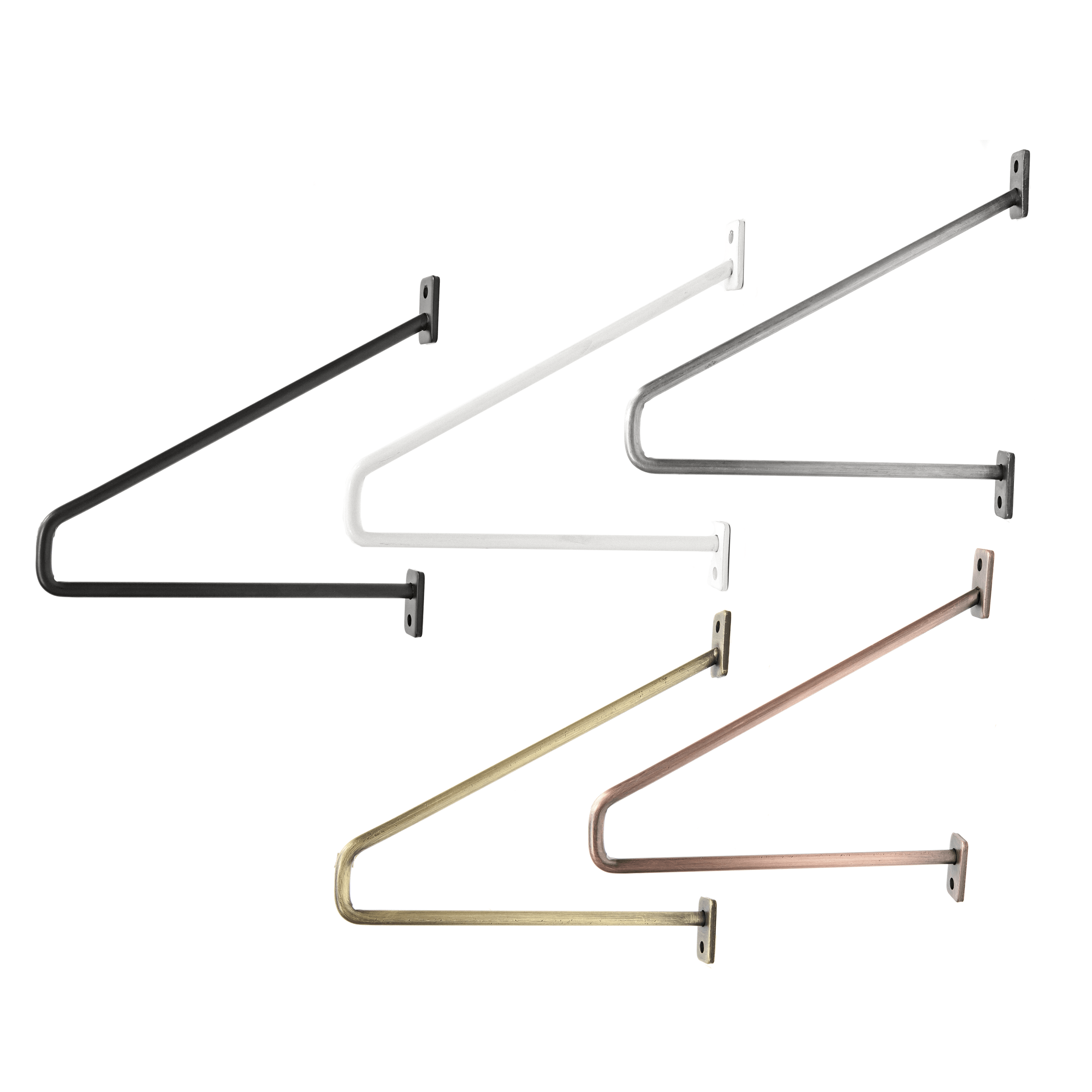 Set of 2 shelf brackets PRENZLBERG