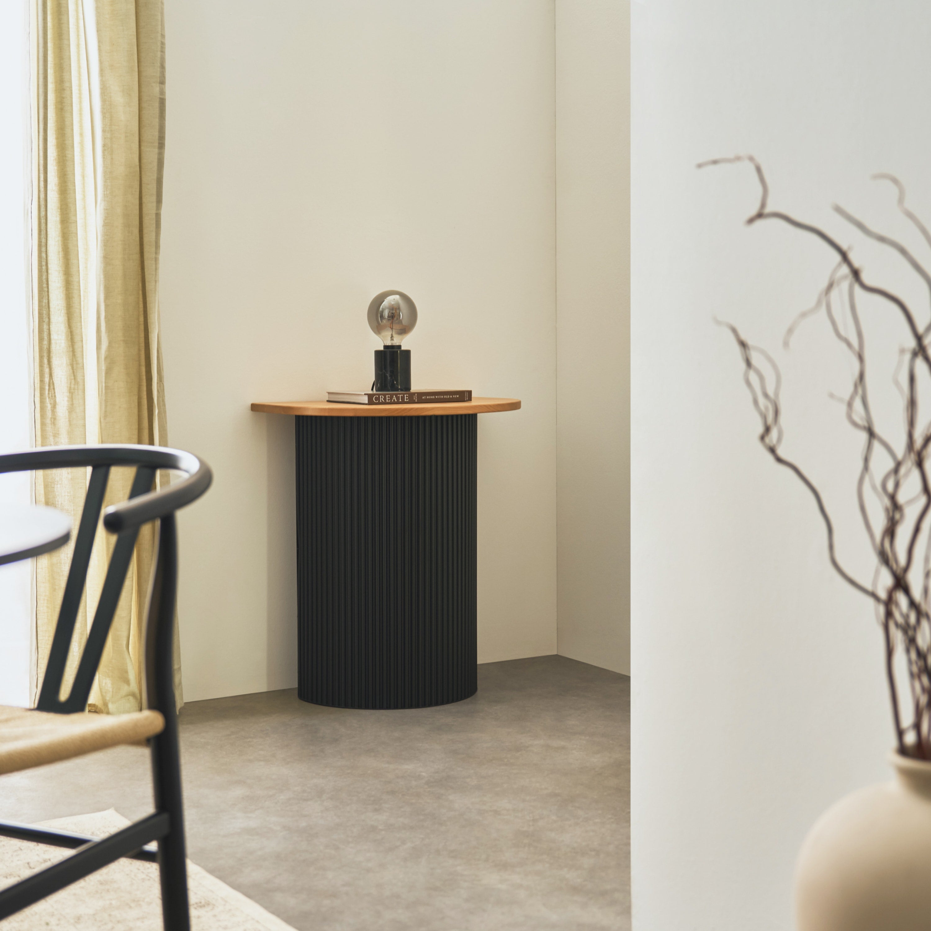 Colonne de table SEMICIRCLE WAVY