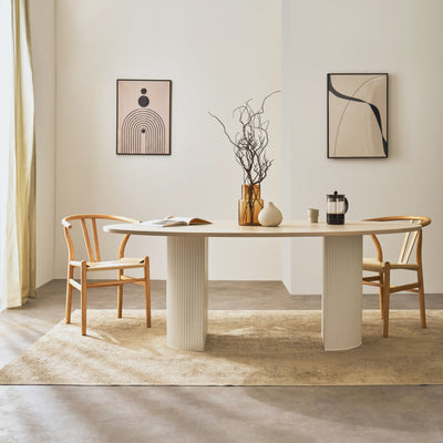 Colonne de table SEMICIRCLE WAVY