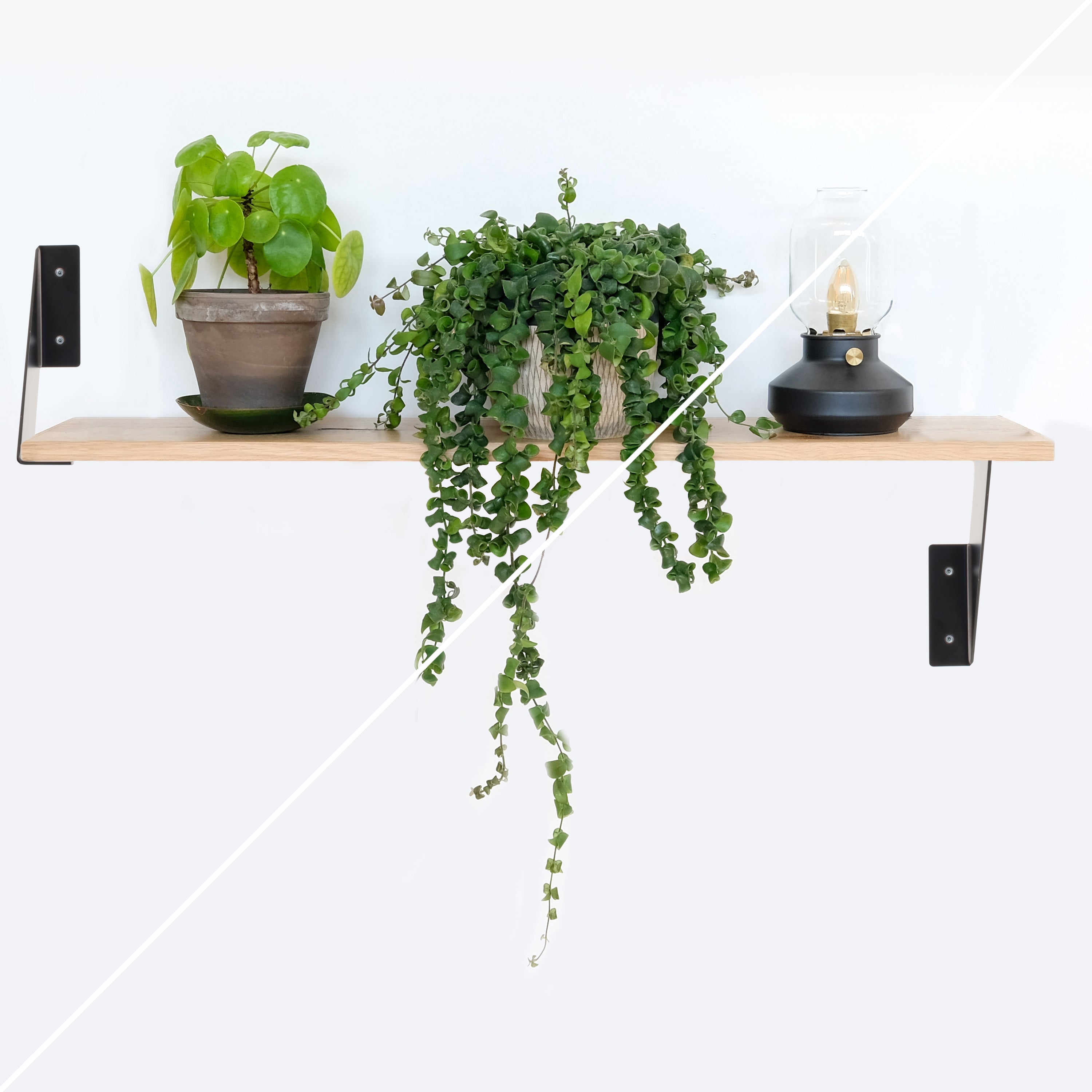 Juego de 2 soportes de estantería LICHTENBERG