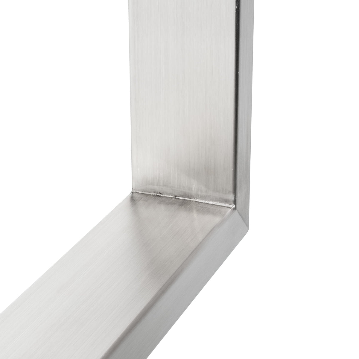 Juego de 2 correderas para muebles RECHTECK - acero inoxidable