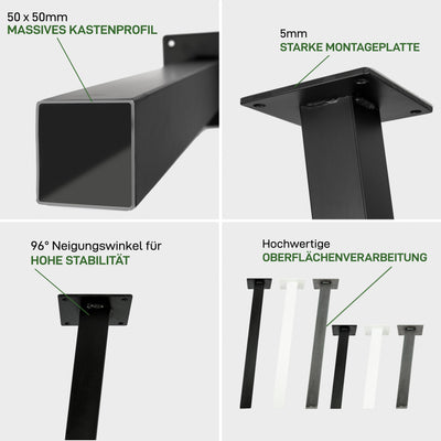 4 Set standaardpoten