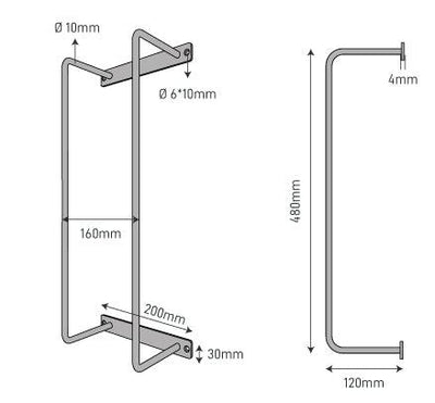 Porta asciugamani HAIRPIN