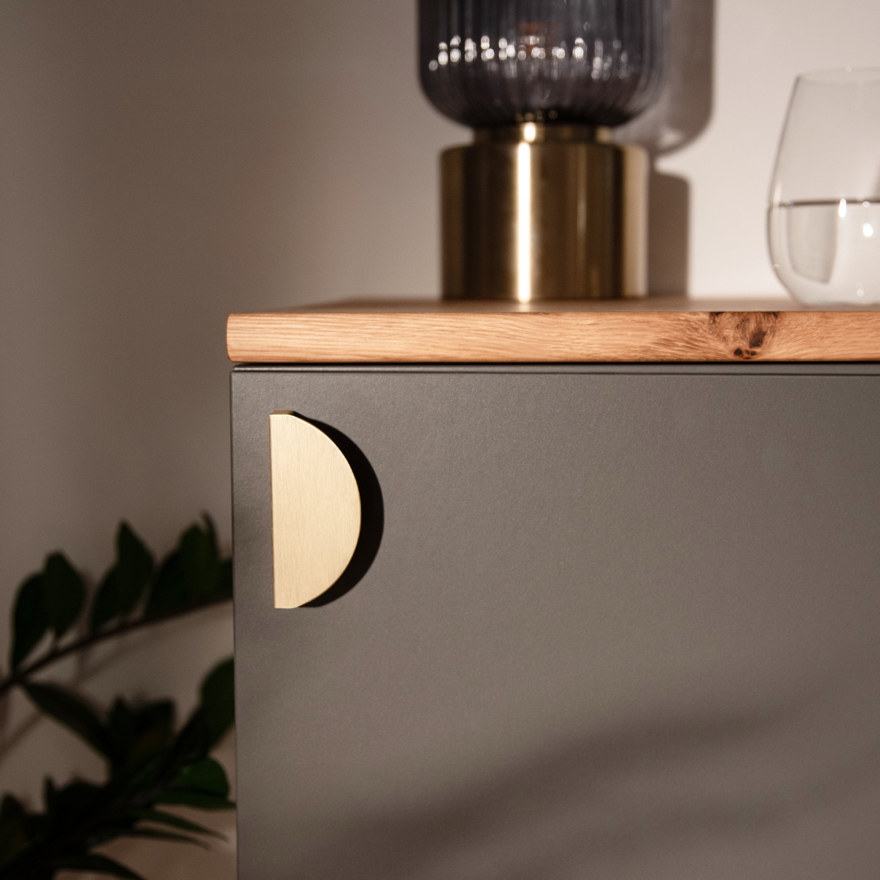 Furniture handle HALF CIRCLE