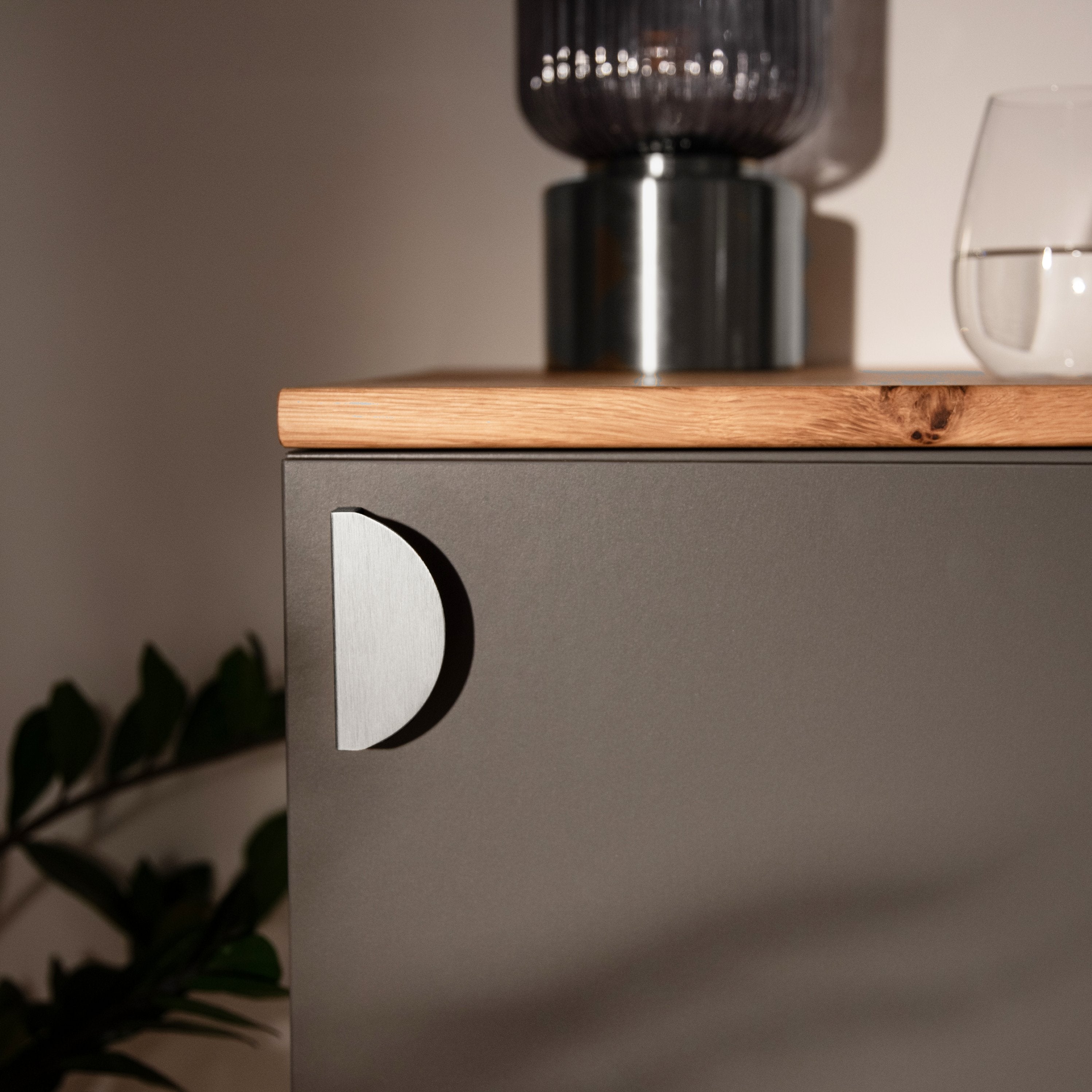 Furniture handle HALF CIRCLE