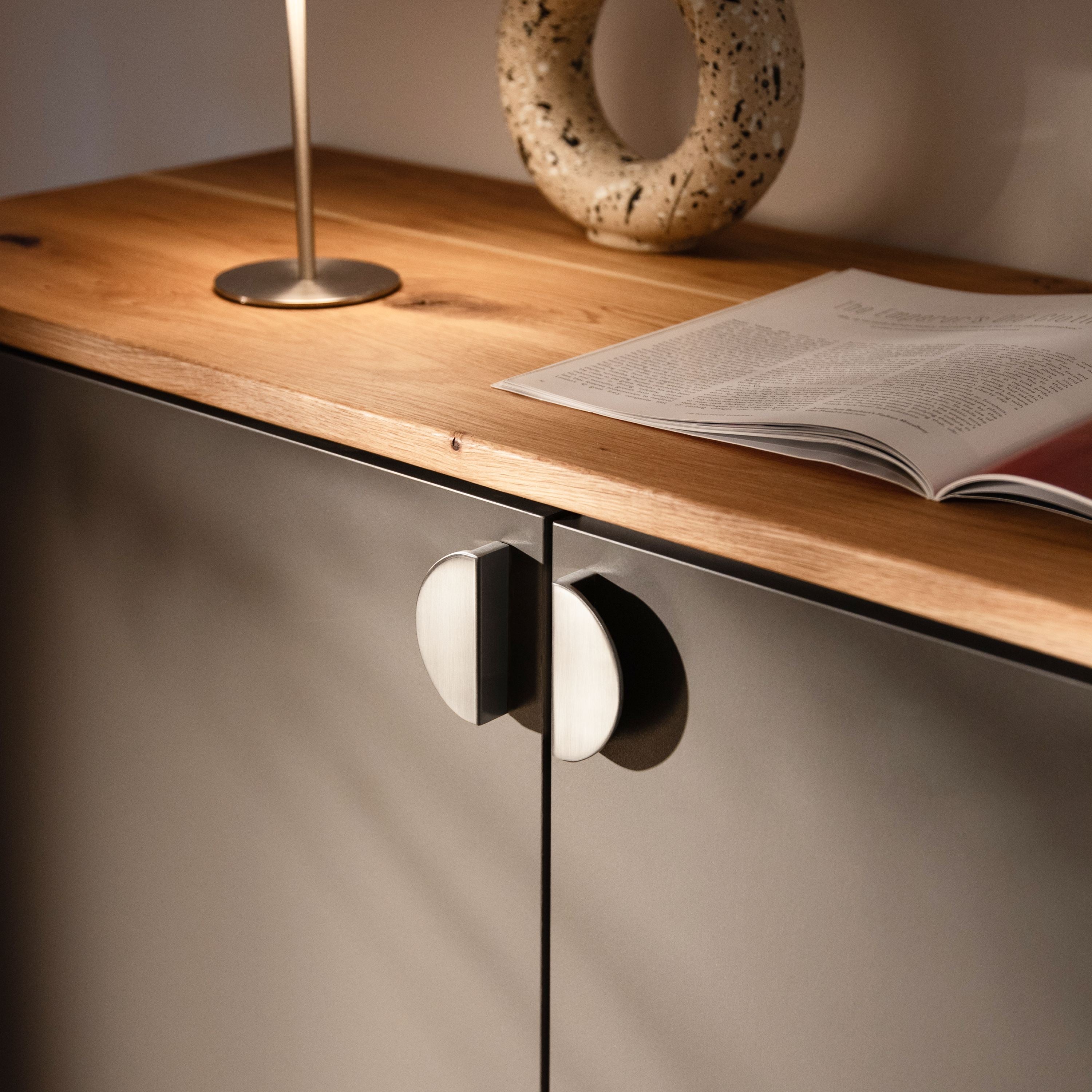 Furniture handle HALF CIRCLE
