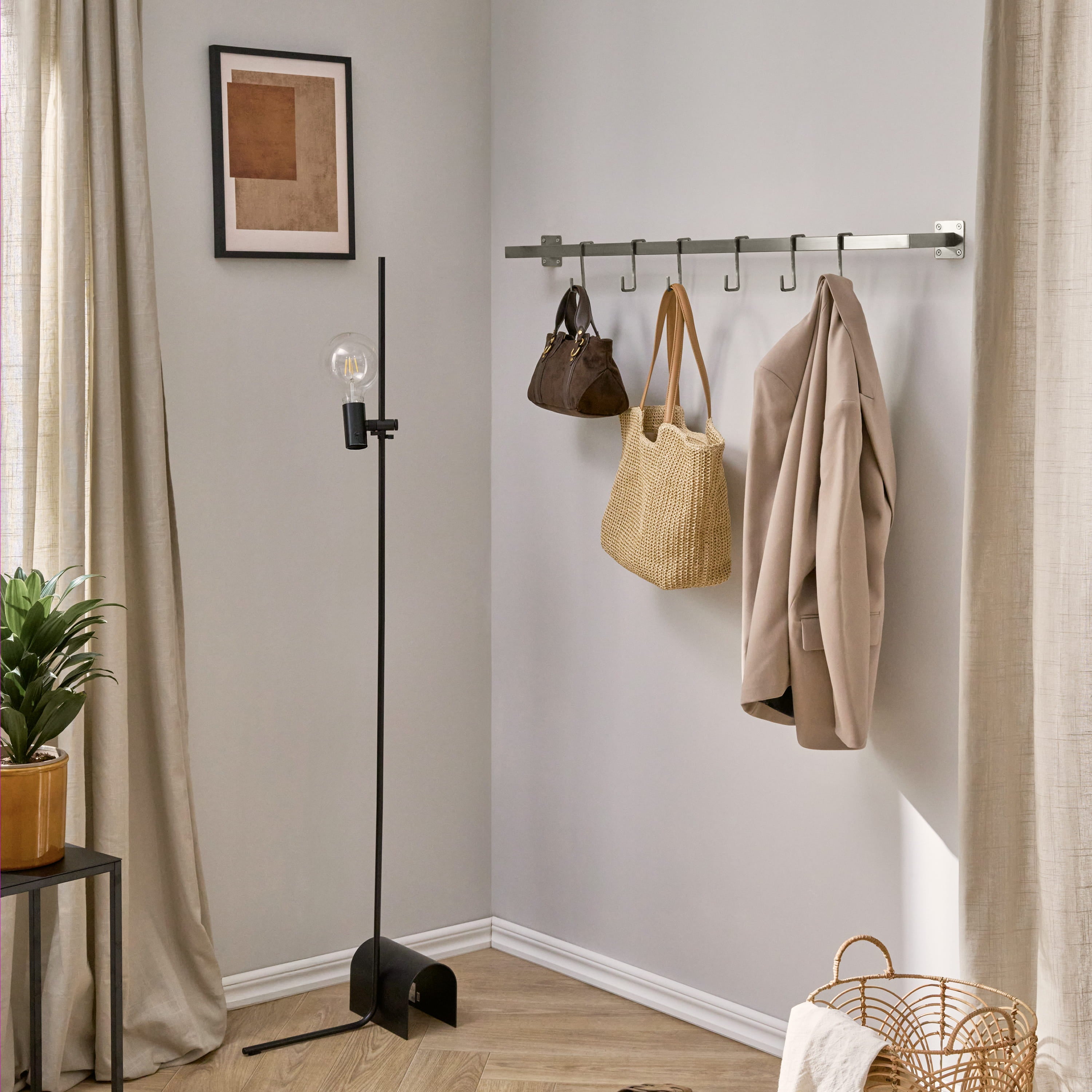 Clothes rail RECHTECK Wall