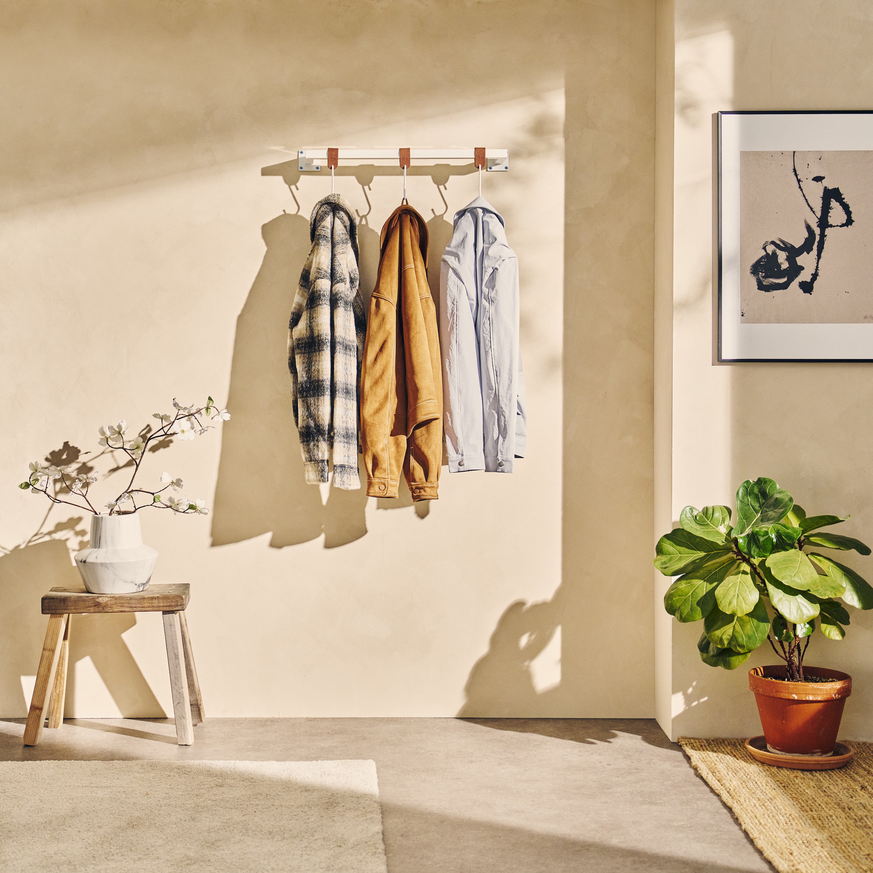 Clothes rail RECHTECK Wall