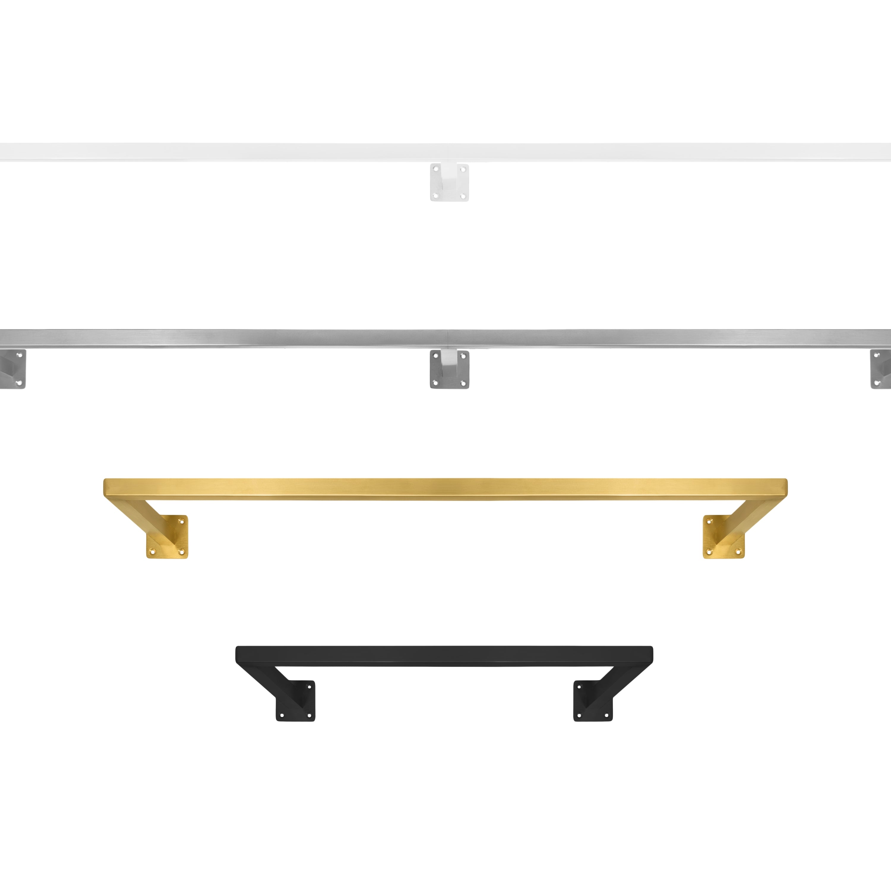 Barra de colgar RECHTECK Pared