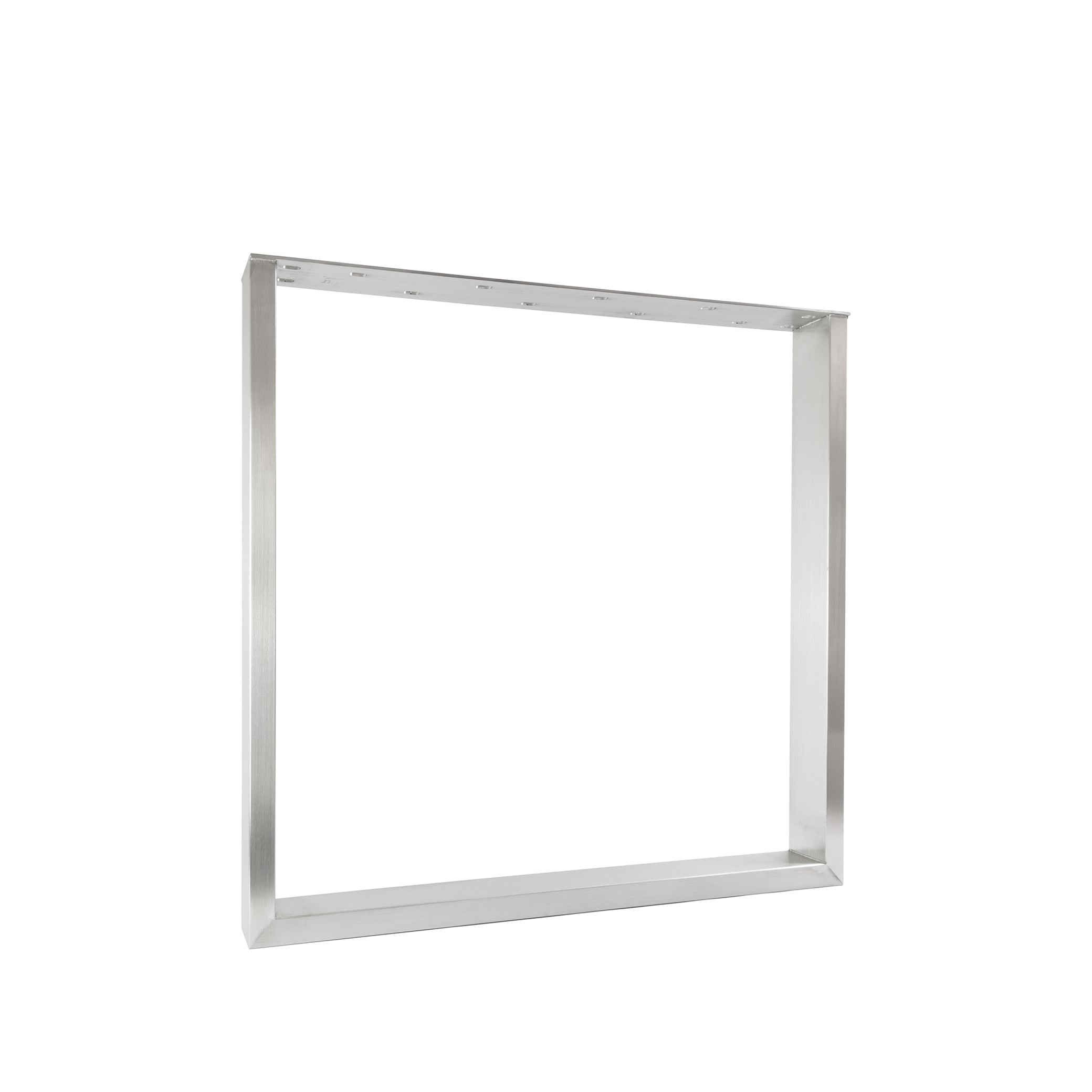 Set of 2 furniture runners RECHTECK - stainless steel