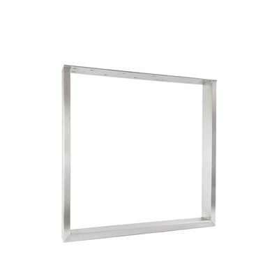 Set of 2 furniture runners RECHTECK - stainless steel