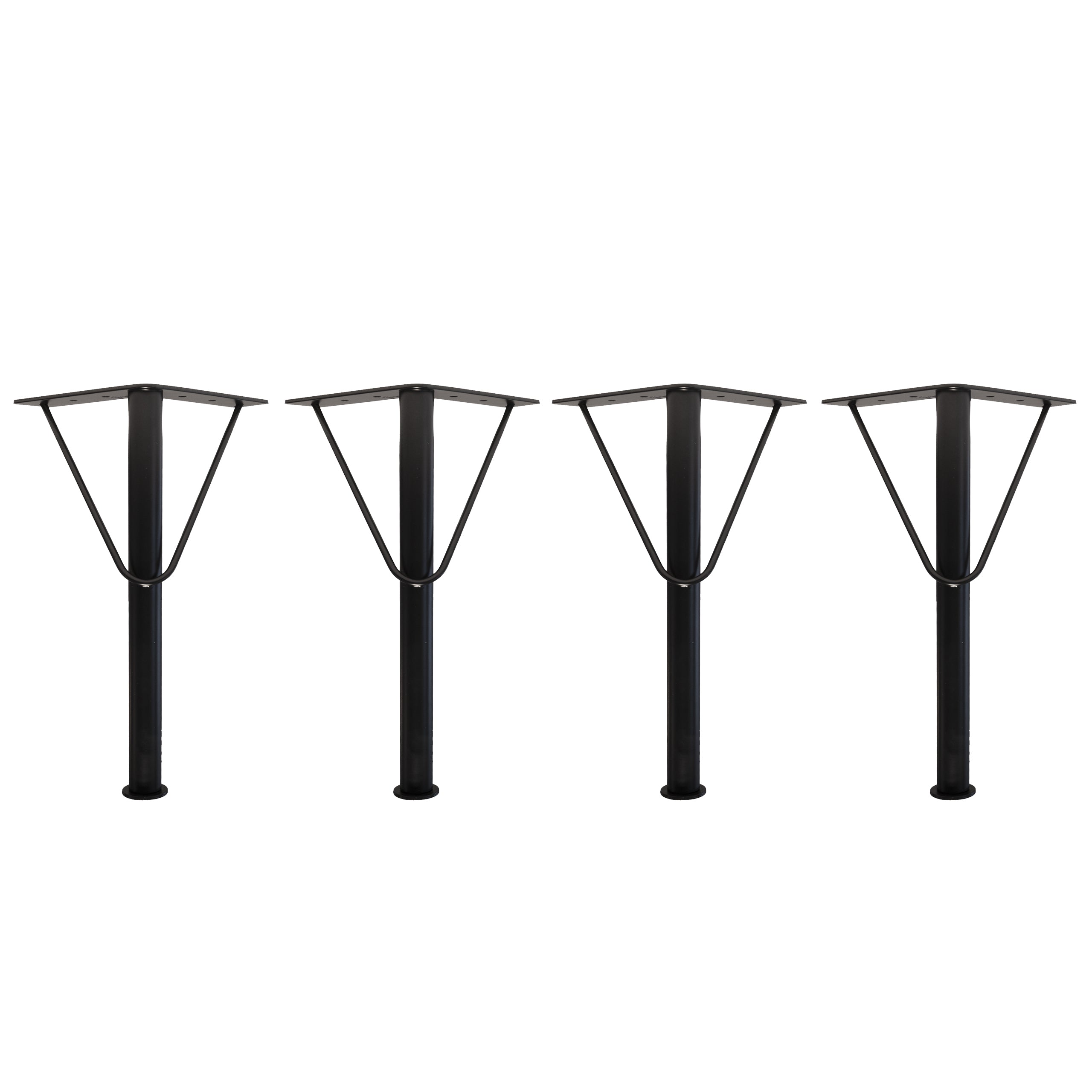 Set of 4 furniture feet V-PIPE