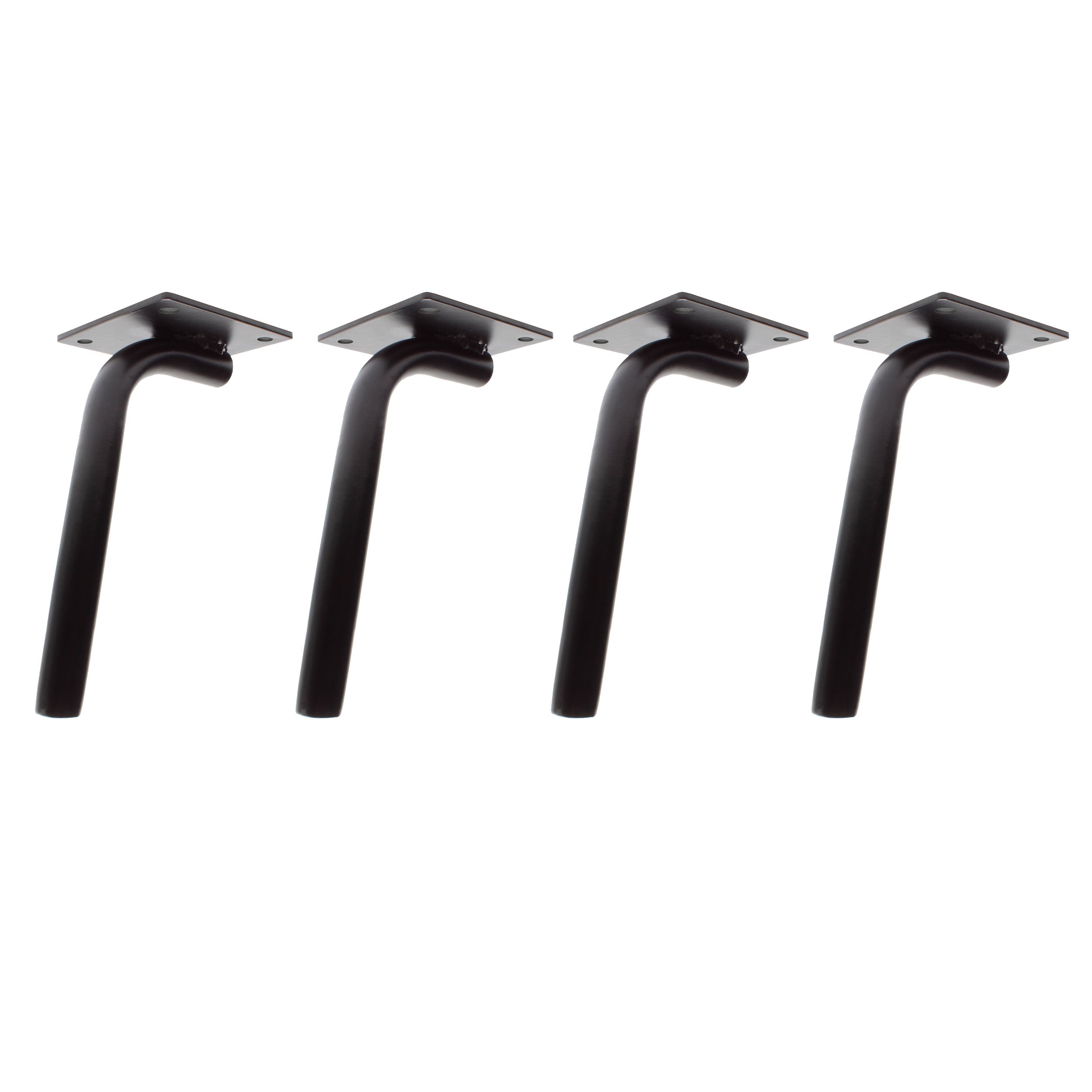 Set of 4 furniture feet CURVED