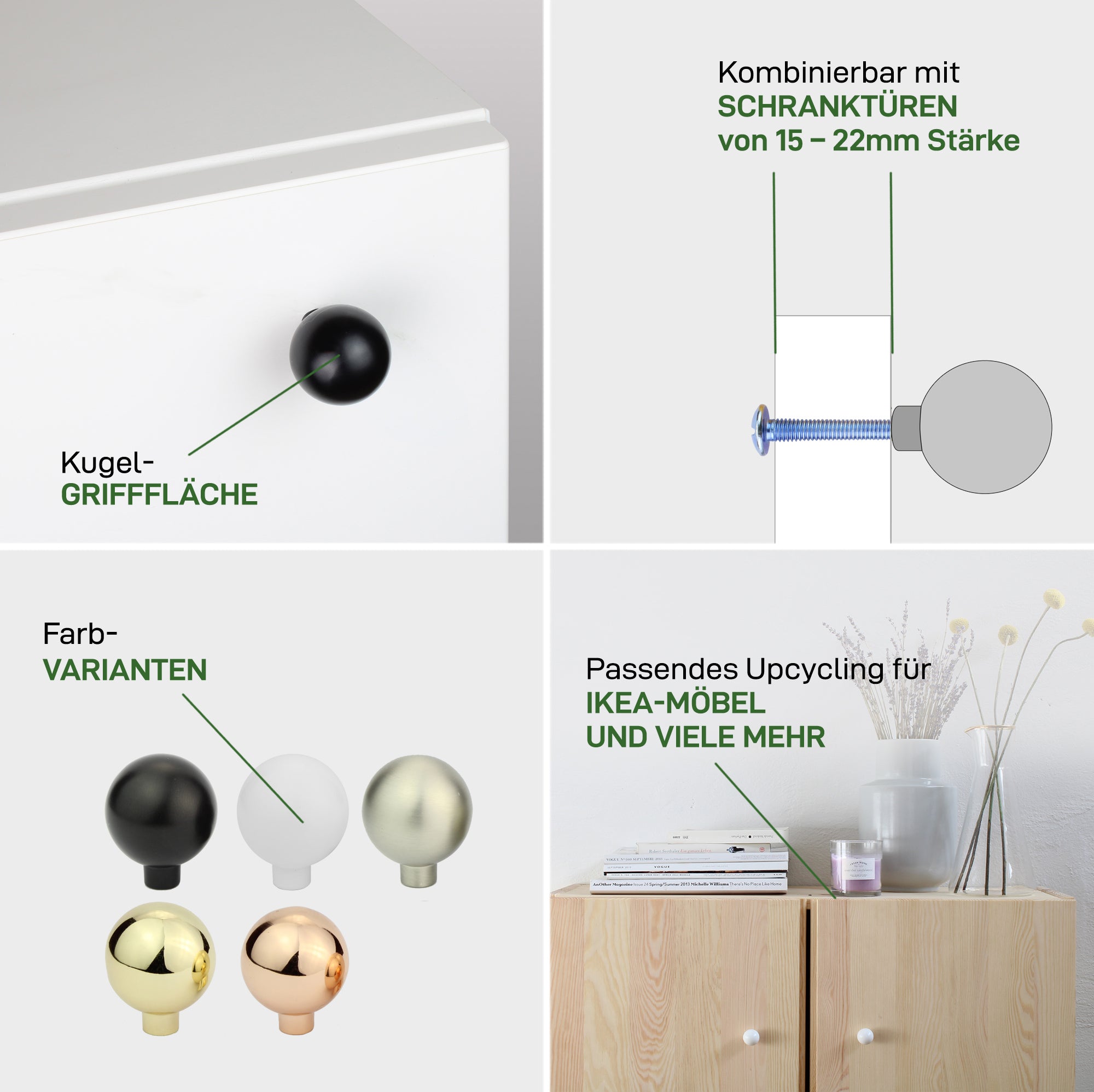 Furniture handle BALL