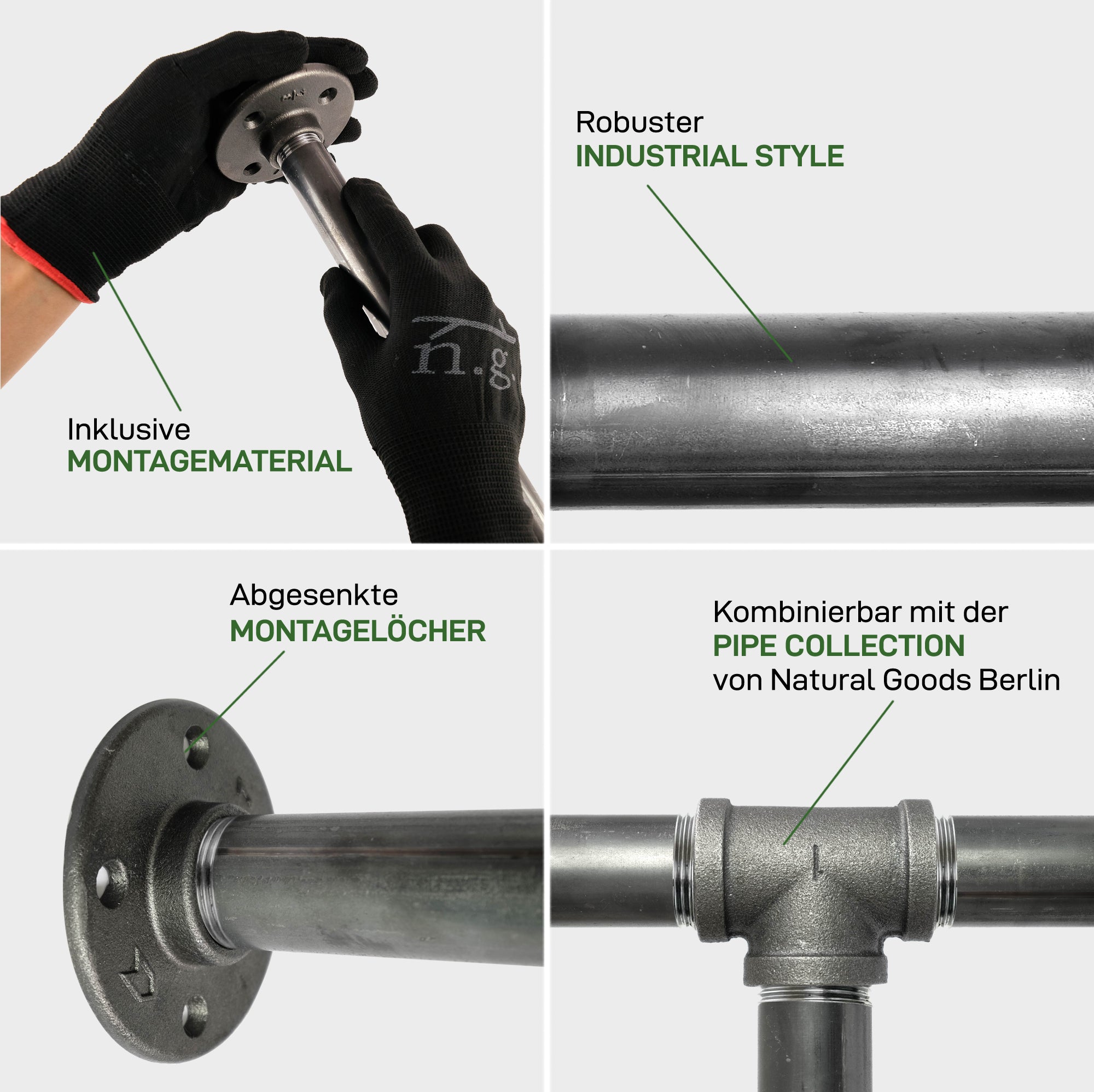 2 Set Table Frame Pipe
