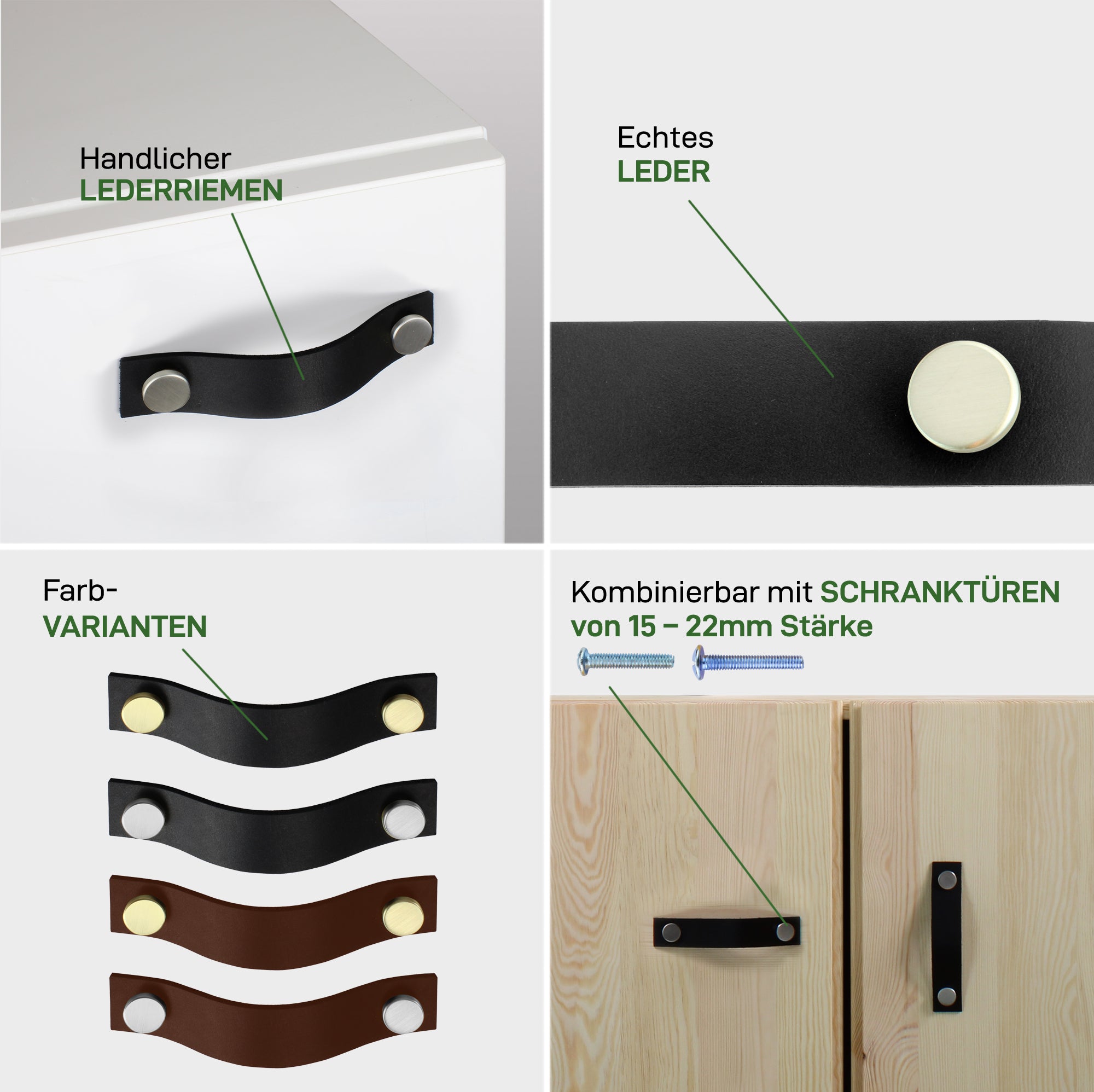 Furniture handle RIEMEN