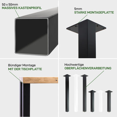 4 Set standaardpoten