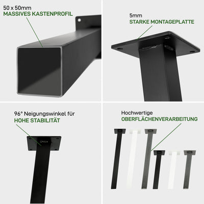 4 Set standaardpoten