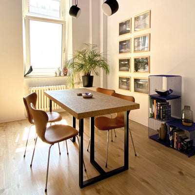 Sæt med 2 møbelskinner T-FORM