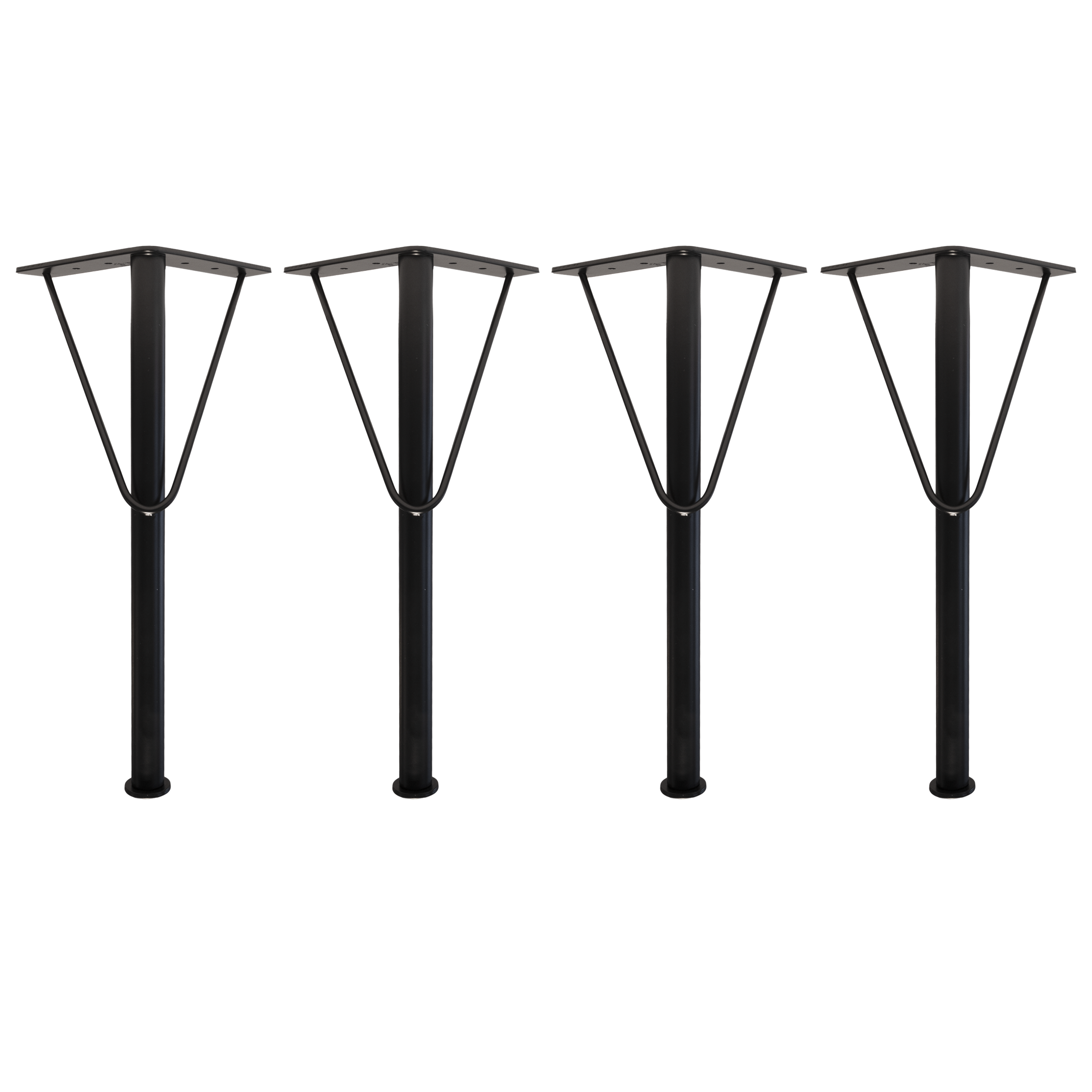 Set of 4 furniture feet V-PIPE